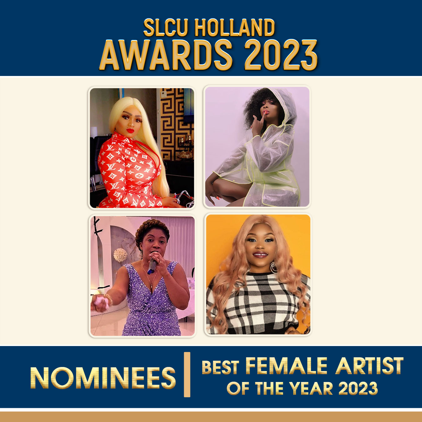 Nominees for Best Female Artist of the year