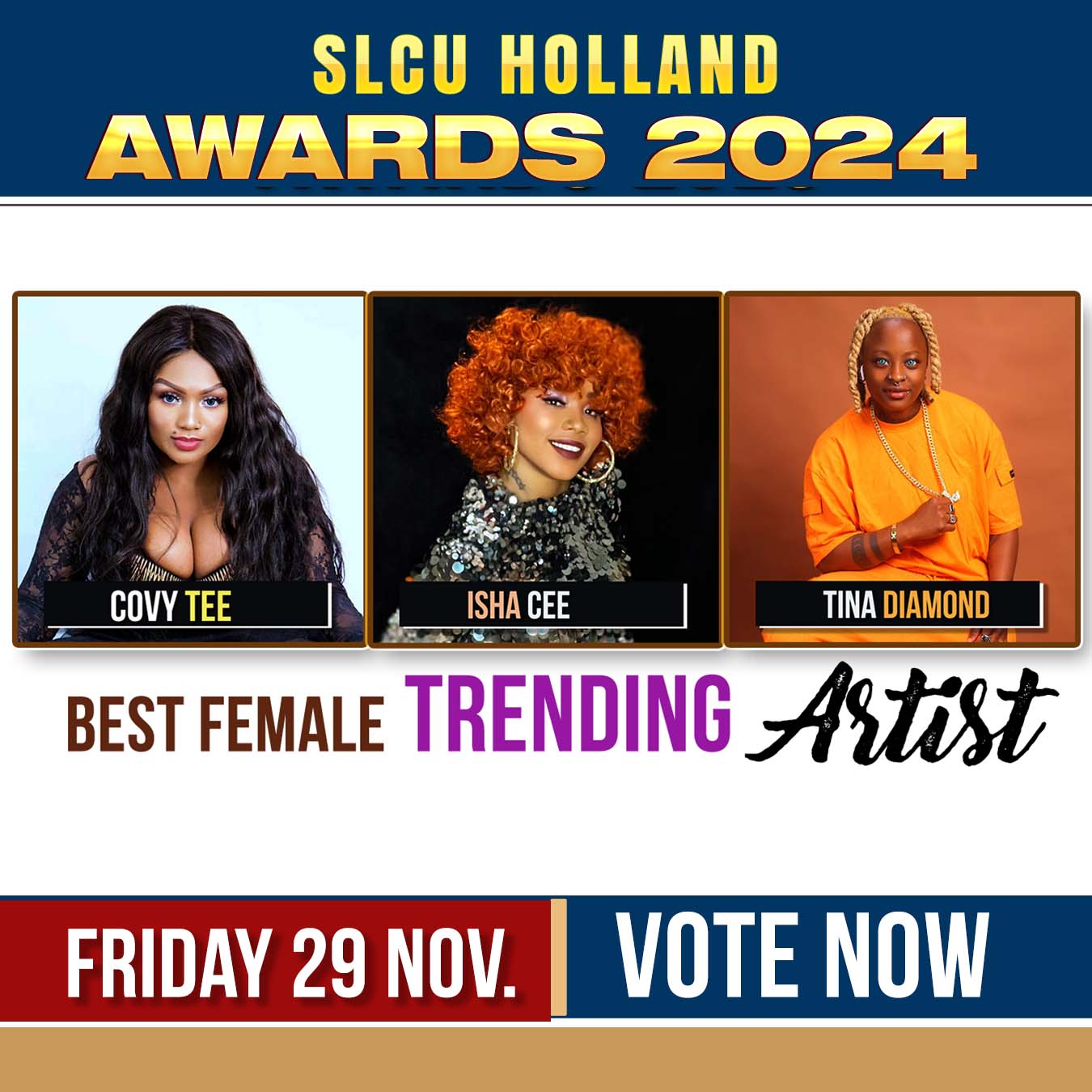 Trending female Artist of the year 2024